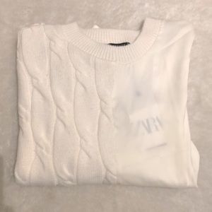 half sweater half shirt top